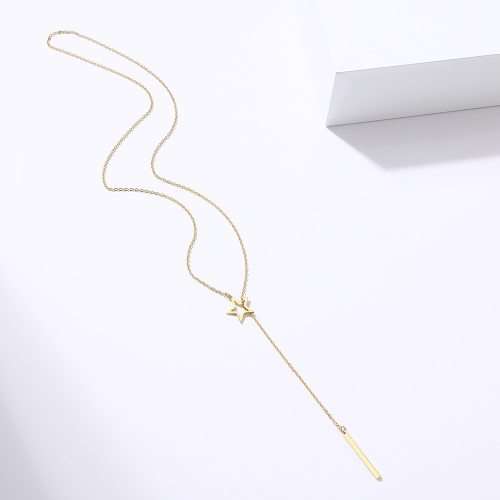 RETAIL PRICE: R 999 Titanium Stick & Star Necklace 60 cm  (SILVER ONLY)