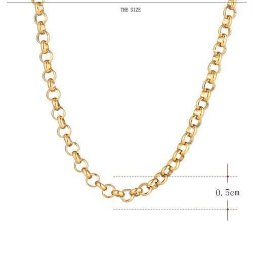 Titanium "Roly Poly" Necklace  50 cm *R 599* SILVER