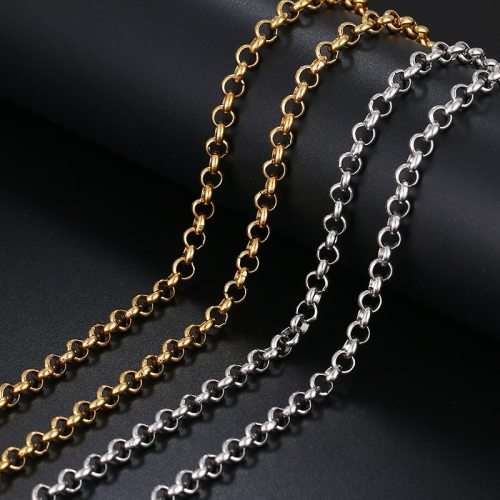 Titanium "Roly Poly" Necklace  50 cm *R 599* SILVER