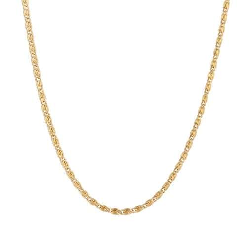 RETAIL PRICE: R 1 099 Titanium Snail Chain Necklace 60 cm (GOLD ONLY)