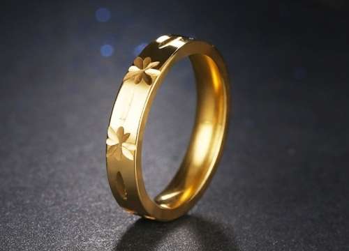 Titanium Star Ring (Gold)  **R 999**  Size 9; 11 US