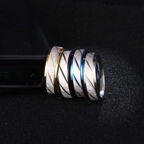 RETAIL PRICE: R 1 099 Titanium Ring Two Tone 8 mm (BLUE) Size 11 US