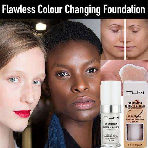 RETAIL PRICE: R 980 TLM Color Changing Foundation Liquid 30 ml