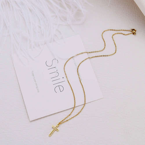 Titanium Cross Necklace **R 699** 45 cm (SILVER)