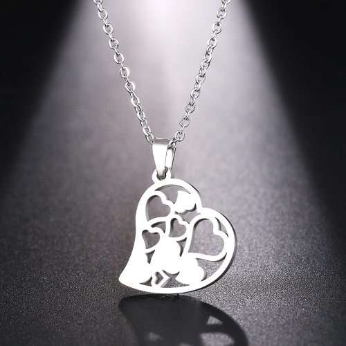 Titanium Heart Necklace 45 cm *R 899* SILVER