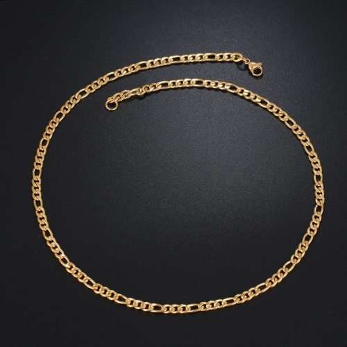 Retail Price:R1 099 (NEVER FADE) Titanium Figaro Necklace 60 cm (GOLD ONLY)