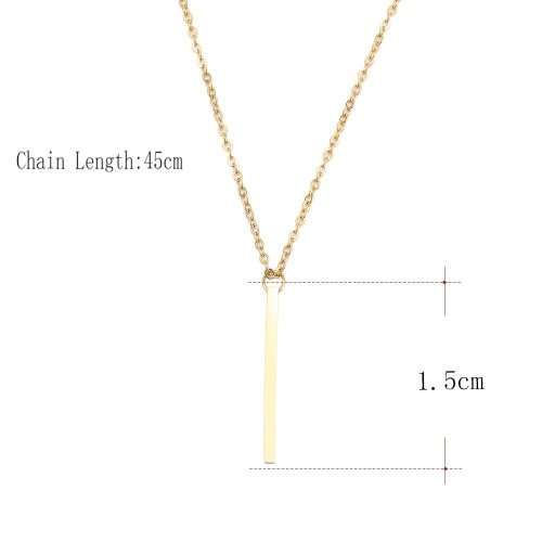 Retail Price: R 1 099 Titanium Stick Necklace 45 cm ROSE GOLD