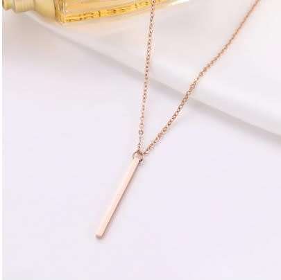 Retail Price: R 1 099 Titanium Stick Necklace 45 cm ROSE GOLD