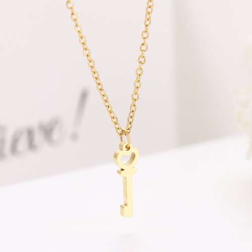 Retail Price: R 1 099 Titanium Key To My Heart Necklace 45 cm (SILVER ONLY)