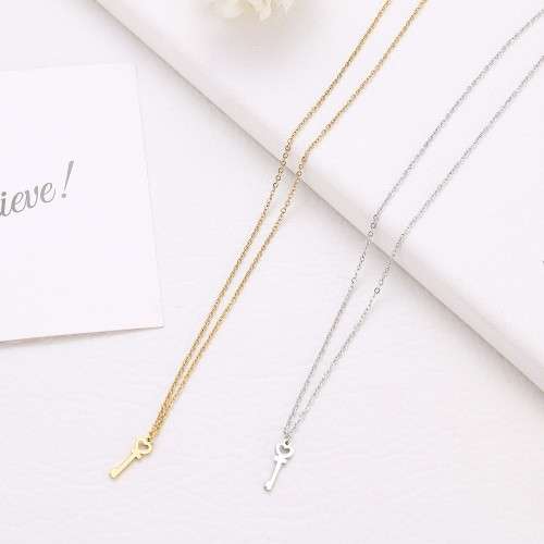 Retail Price: R 1 099 Titanium Key To My Heart Necklace 45 cm (SILVER ONLY)