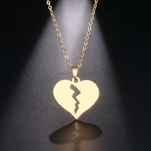 Retail Price: R 999 Titanium Heart Necklace  45 cm (GOLD)