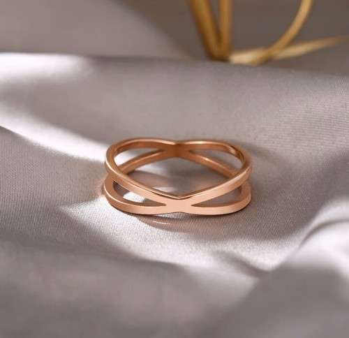 Retail Price R 999 Titanium  Cross Ring Size 8;9;10  US (ROSE GOLD ONLY)