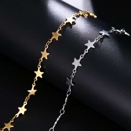 RETAIL PRICE: R 899 Titanium Stars Bracelet 22 cm  (SILVER ONLY)