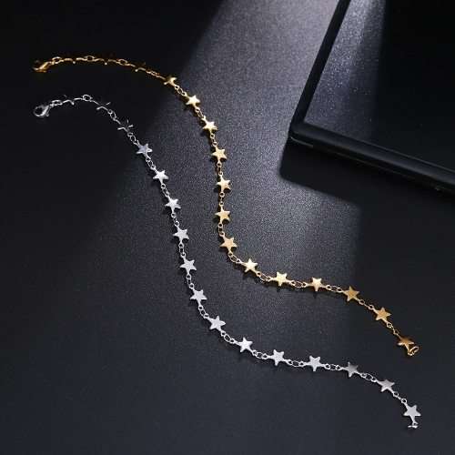 RETAIL PRICE: R 899 Titanium Stars Bracelet 22 cm  (SILVER ONLY)