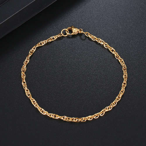 Retail Price: R 1 099 Titanium Wheat Bracelet 22 cm (GOLD ONLY)