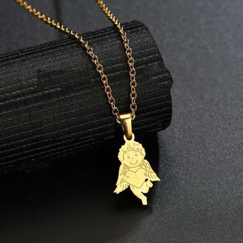 RETAIL PRICE: R 1 099 Titanium Cupid Necklace 50 cm (SILVER ONLY)