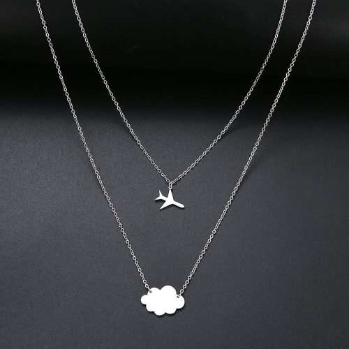 RETAIL PRICE: R 999 Titanium Airplane Necklace 60 cm (GOLD ONLY)
