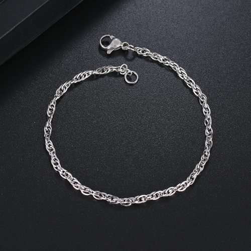 Retail Price:R1 099 (NEVER FADE) Titanium Wheat Bracelet 22 cm (SILVER ONLY)