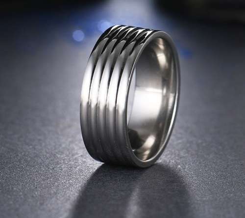Retail Price: R 1 099 Titanium Ring 8 mm Size 11 US (SILVER ONLY)