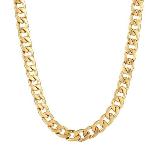 Retail Price:R1 899 (NEVER FADE) Titanium Cuban Link  Men's Necklace 60 cm (SILVER ONLY)