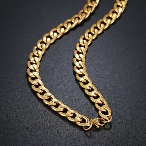 Retail Price:R1 899 (NEVER FADE) Titanium Cuban Link  Men's Necklace 60 cm (SILVER ONLY)