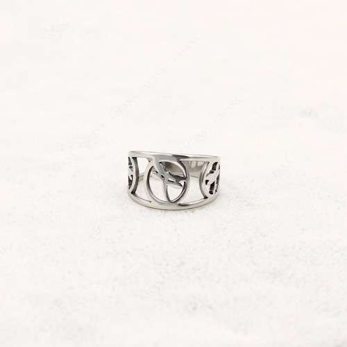 RETAIL PRICE: R 1 099 Titanium (NEVER FADE) Dragonfly Ring Size 11 US (SILVER ONLY)