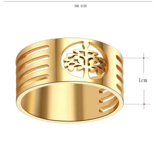 RETAIL PRICE:R 999 (NEVER FADE) Titanium "Tree Of Life" Ring Size 10 US (SILVER ONLY)