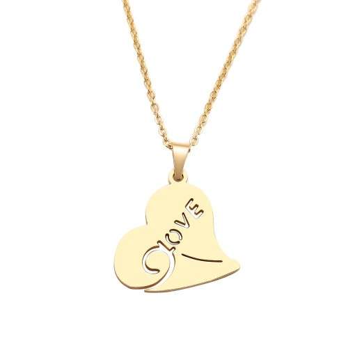 RETAIL PRICE:R 999 (NEVER FADE) Titanium "Love Heart" Necklace 45 cm (SILVER ONLY)