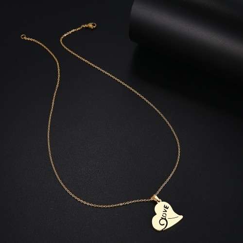 RETAIL PRICE:R 999 (NEVER FADE) Titanium "Love Heart" Necklace 45 cm (SILVER ONLY)