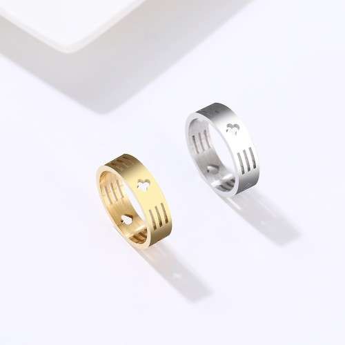 RETAIL PRICE:R 999 (NEVER FADE) Titanium Heart Ring Size 8 US (SILVER ONLY)