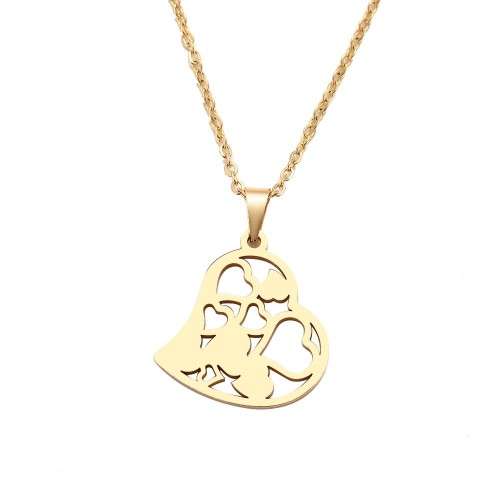 RETAIL PRICE:R 999 (NEVER FADE) Titanium Heart Necklace 45 cm (SILVER ONLY)