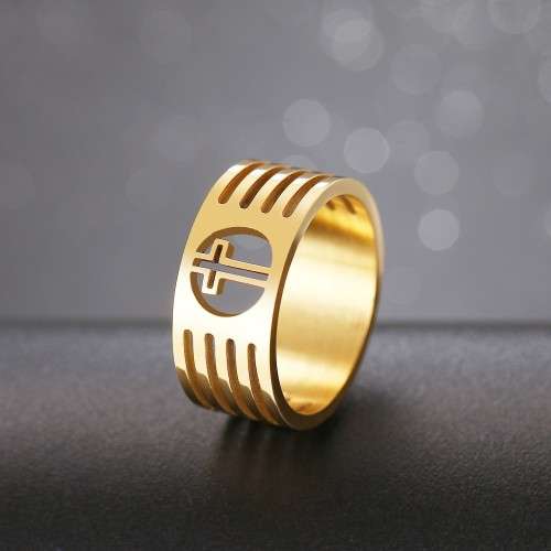 Retail Price R 999 Titanium (NEVER FADE)  Cross Ring Size 10 US (SILVER ONLY)