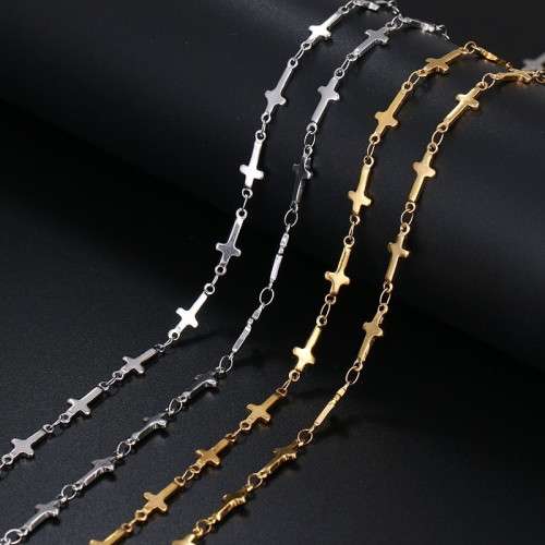 RETAIL PRICE:R1 099 (NEVER FADE) Titanium Cross Necklace 60cm (SILVER ONLY)