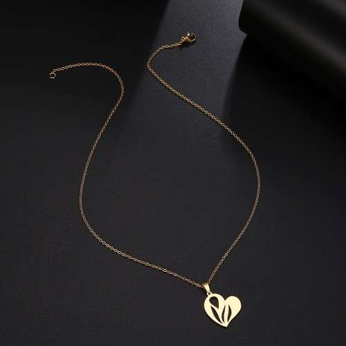 RETAIL PRICE:R 999 (NEVER FADE) Titanium Heart Necklace 45 cm (SILVER ONLY)