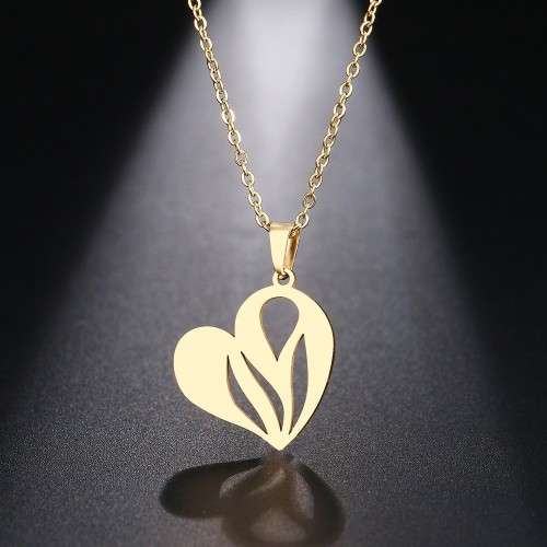 RETAIL PRICE:R 999 (NEVER FADE) Titanium Heart Necklace 45 cm (SILVER ONLY)