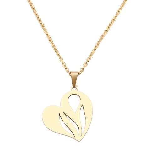 RETAIL PRICE:R 999 (NEVER FADE) Titanium Heart Necklace 45 cm (SILVER ONLY)