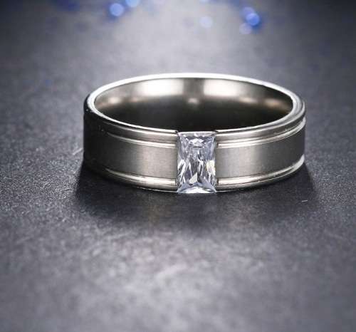 Retail Price R 2 199 (NEVER FADE) Titanium  8 mm  Ring Size 9 US (SILVER ONLY)