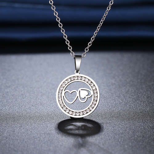 Retail Price:R1 099 (NEVER FADE)Titanium Hearts Necklace 45 cm (SILVER ONLY)