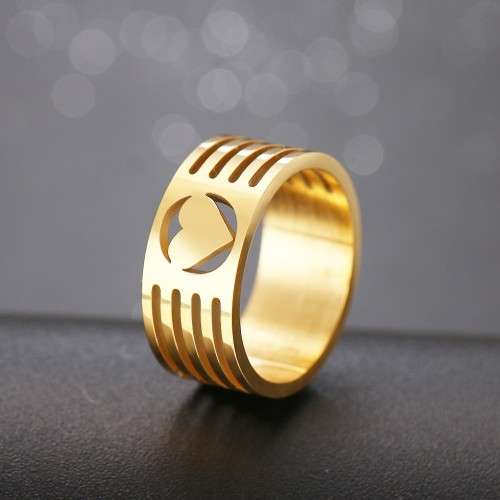 Retail Price R 999 Titanium (NEVER FADE)  Heart Ring Size 6 US (SILVER ONLY)