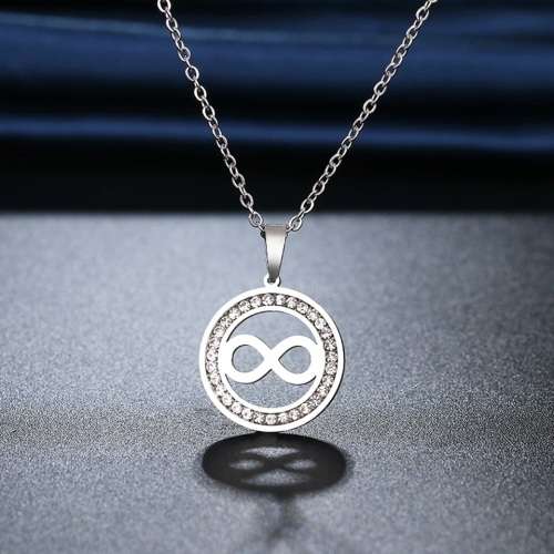 Retail Price: R 1 499 (NEVER FADE) Titanium "Infinity " Necklace 45 cm (SILVER ONLY)