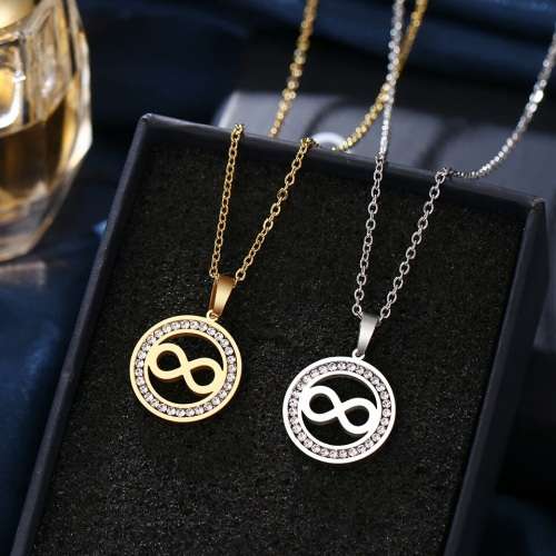 Retail Price: R 1 499 (NEVER FADE) Titanium "Infinity " Necklace 45 cm (SILVER ONLY)