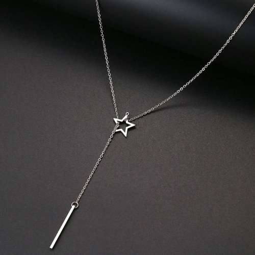 RETAIL PRICE: R 999 Titanium "Star & Stick" Necklace 60 cm  (GOLD ONLY)