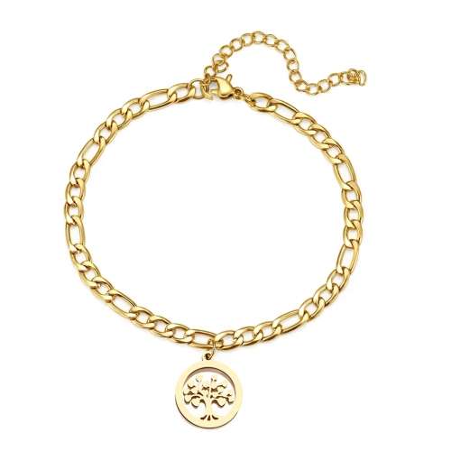 RETAIL PRICE:R1 099 (NEVER FADE) Titanium "Tree Of Life" Bracelet 18 cm (SILVER ONLY)