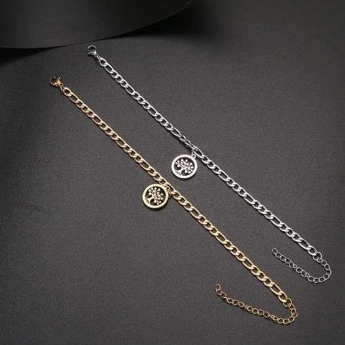 RETAIL PRICE: R 1 099 (NEVER FADE) Titanium "Tree of Heart" Bracelet 18 cm (SILVER ONLY)