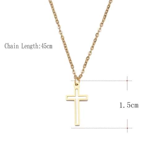 Retail Price: R 1 099 (NEVER FADE) Titanium Cross Necklace 45 cm (GOLD ONLY)