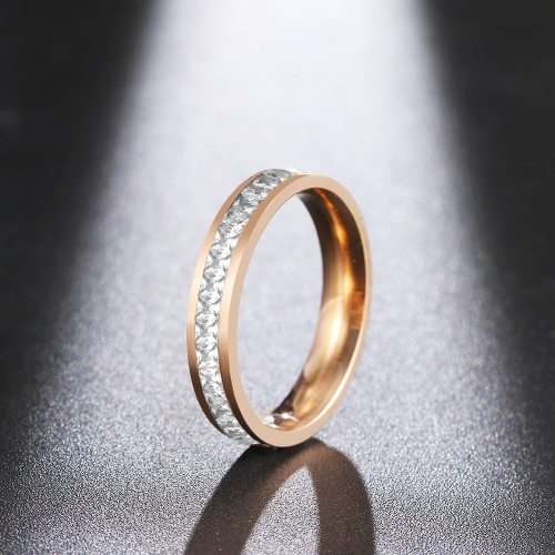 Retail Price: R 1 199 (NEVER FADE) Titanium Ring With Simulated Diamonds Size 8 US (SILVER ONLY)