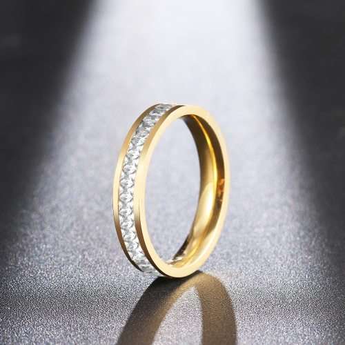 Retail Price: R 1 199 (NEVER FADE) Titanium Ring With Simulated Diamonds Size 8 US (SILVER ONLY)