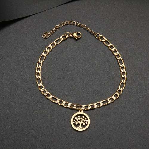 RETAIL PRICE: R 1 599 (NEVER FADE) Titanium "Tree of Love" Bracelet 18 cm (GOLD ONLY)