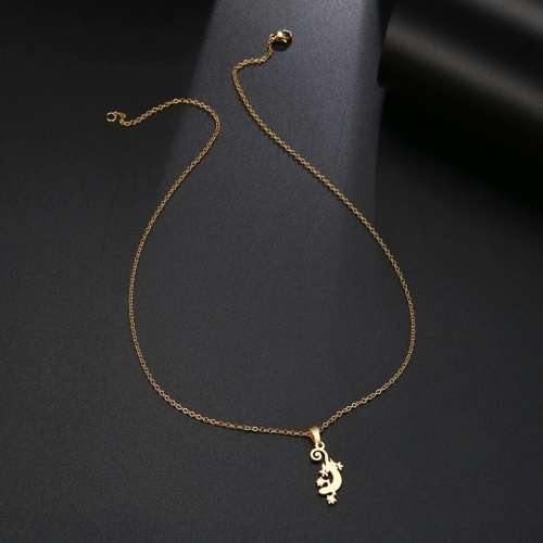 RETAIL PRICE:R 1099 (NEVER FADE) Titanium "Gecko" Necklace 45 cm (GOLD ONLY)
