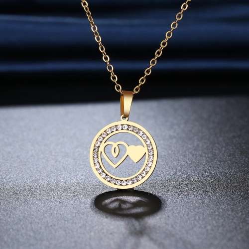 Retail Price:R1 099 (NEVER FADE)Titanium Hearts Necklace 45 cm (GOLD ONLY)
